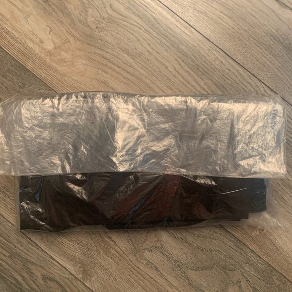 NWT LANDS' END BOY'S IRON KNEE PLEATED CHINO PANTS BLACK 4 - Picture 11 of 11